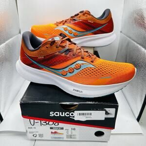 Size 10 - Saucony Men's Ride 16 ‘Marigold/Lava’ Orange Running Shoes S20830-25